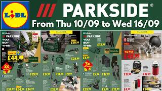 Lidl Middle Aisle Parkside New Deals (September 10–16)