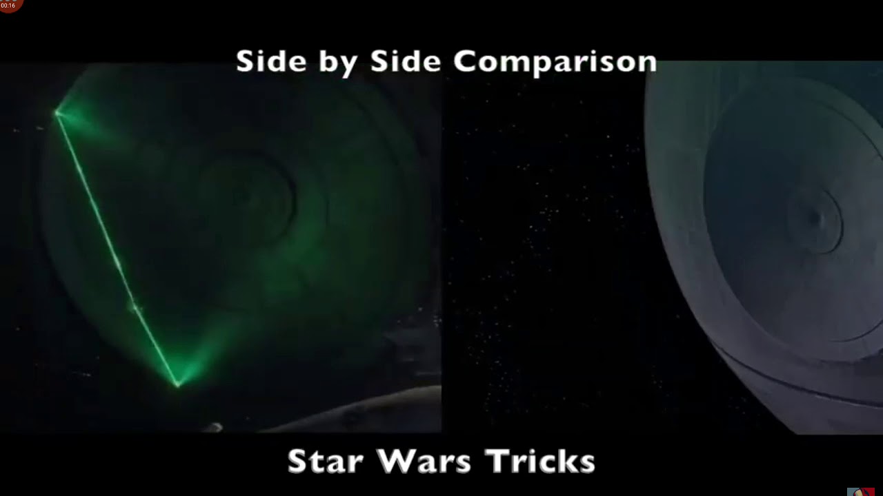 Death Star Firing Sequence Comparison Rogue One Vs A New Hope Hd Youtube