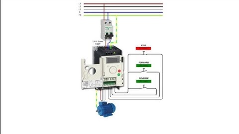 schneider vfd parameter and connection and reverse forward #schneider #subscribe