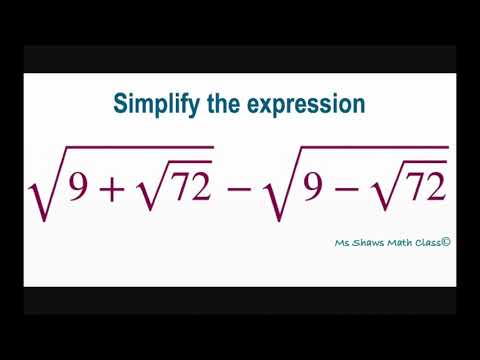 Simplify expression sqrt(9+