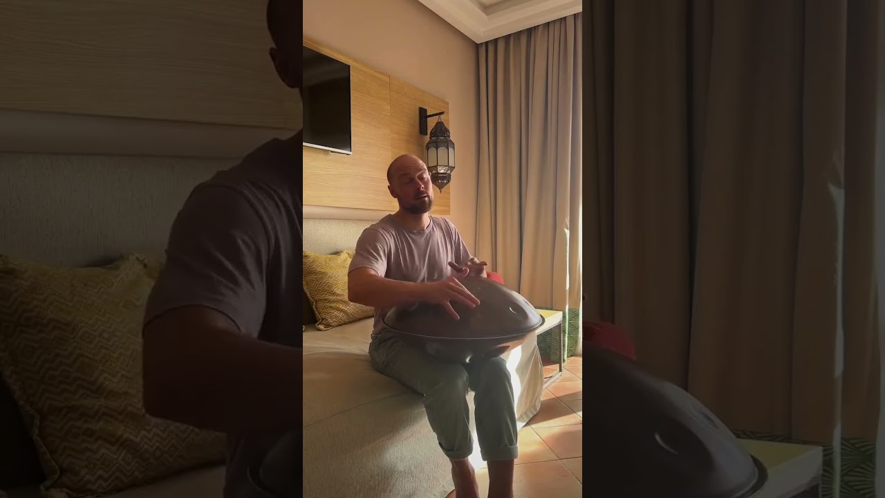 Enjoying my midday break with the handpan - My favorite way to calm the mind and release the