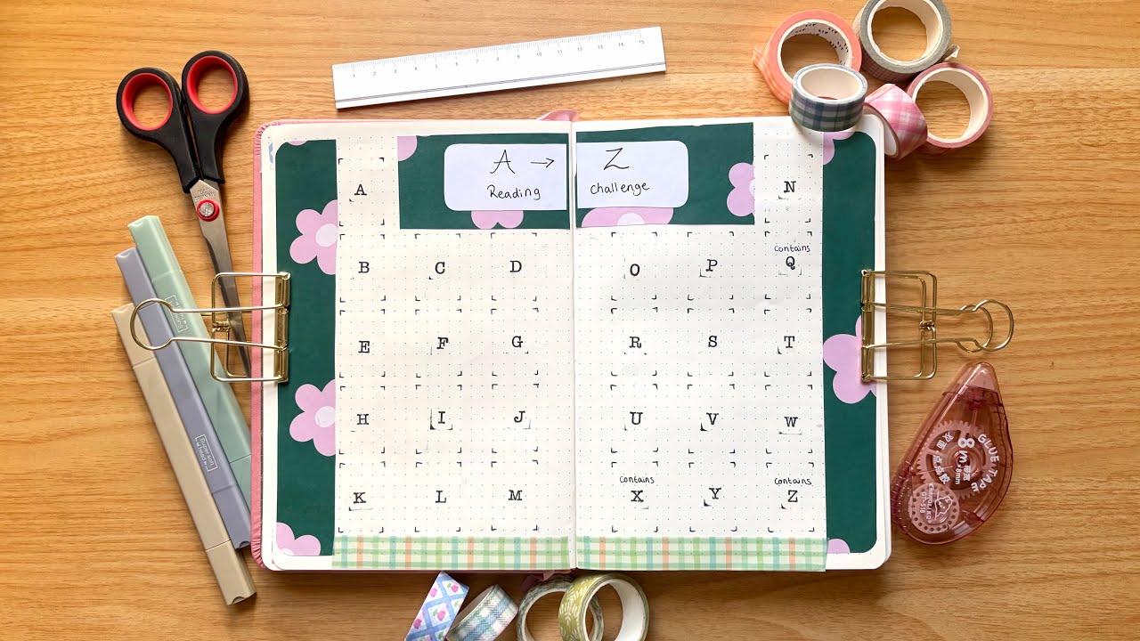 continue setting up my reading journal with me! | media journal set up (part 2)