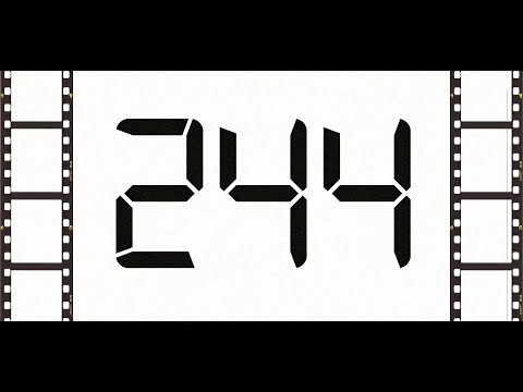 Countdown from 244 to 0 (Retro)