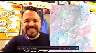 Salty Snowflakes - An Early Elementary Art Project