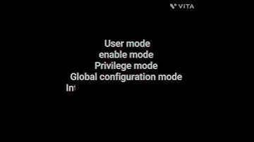 enable and enable secret password and router modes