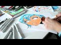 Как рисовать аниме Speed drawing manga