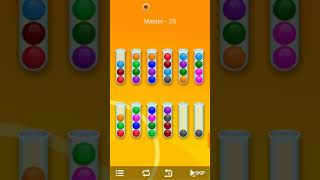 Ball sort-Bubble sort puzzle Game Master level 25 screenshot 3