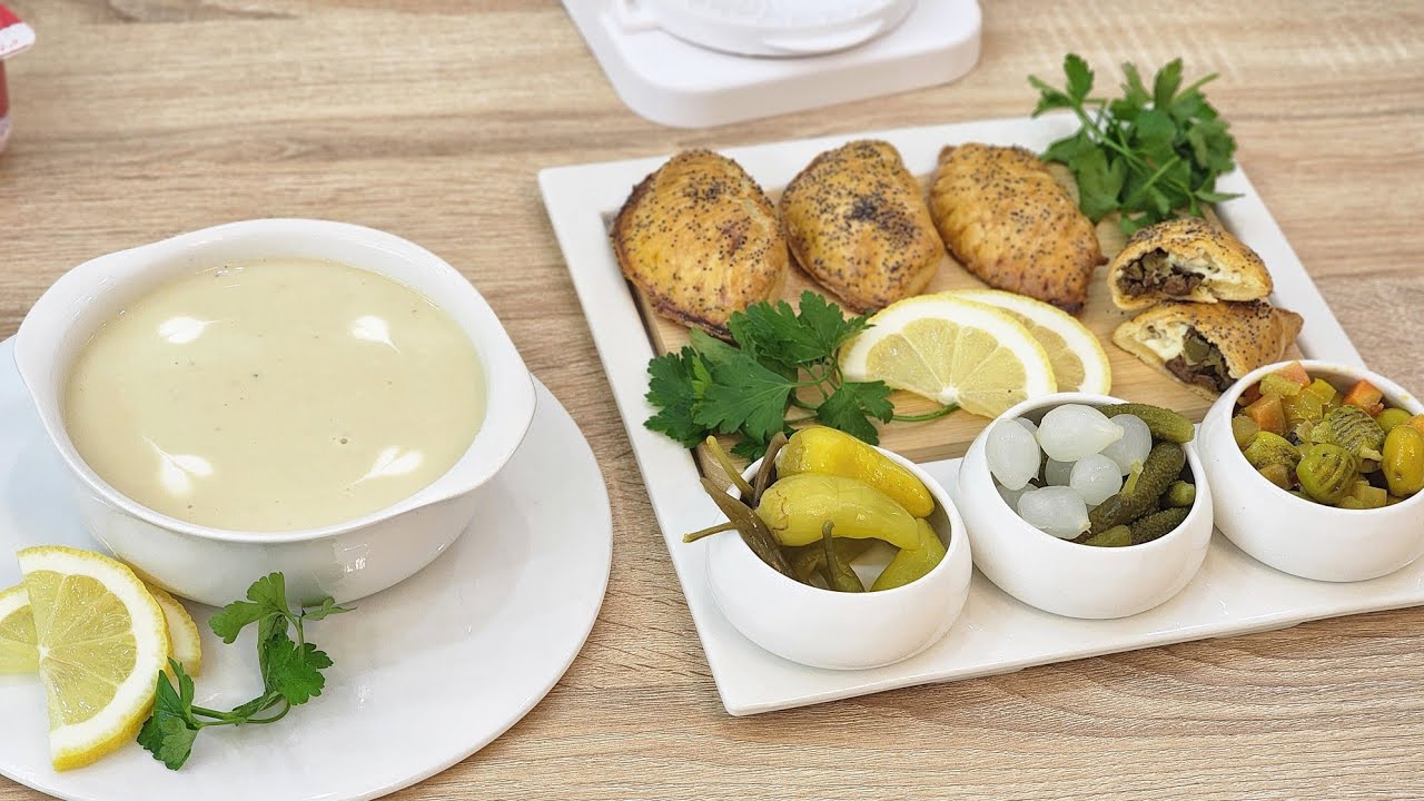 سوفلي بحشو الكبدة،حساء الذرة🌽