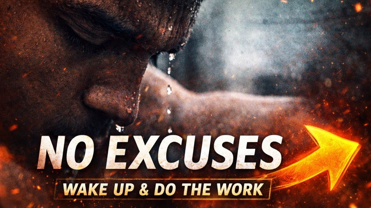 STOP MAKING EXCUSES – Wake Up and Do the Work (Motivational Speech)