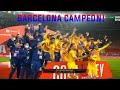 Barcelona Campeón levanta la Copa del Rey 2021 en HD