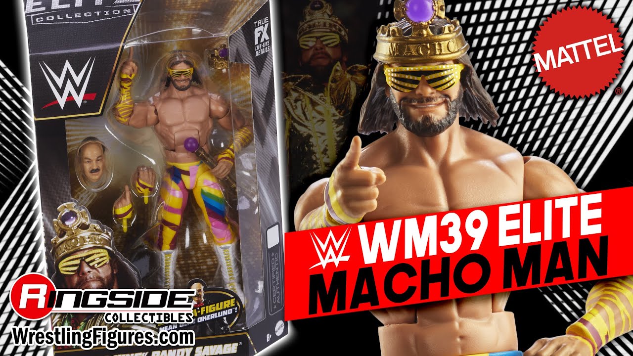 MACHO MAN KING Randy Savage - WWE Mattel Wrestlemania 39 Elite Action  Figure ⭐️