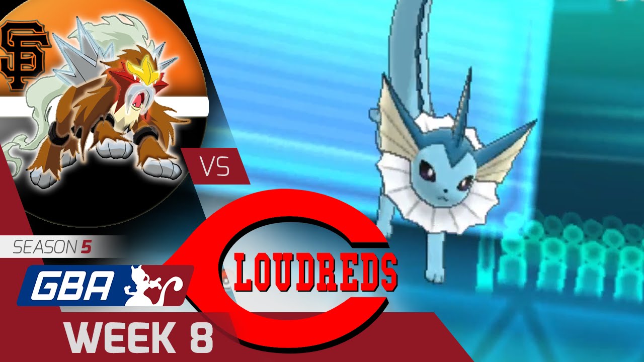 GBA Season 5 Week 8 - San Francisco GiEnteis vs. Cincinnati Loudreds