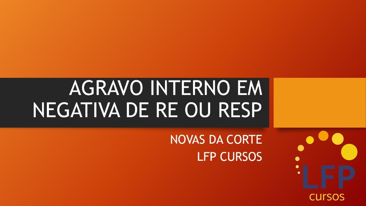Resp E Rext Agravo Interno em negativa de RE ou RESP #concursopúblico # ...