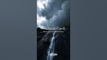 إِنَّكَ لَا تَهْدِي مَنْ أَحْبَبْتَ وَلَكِنَّ اللَّهَ يَهْدِي مَنْ يَشَاءُ  | سورة القصص