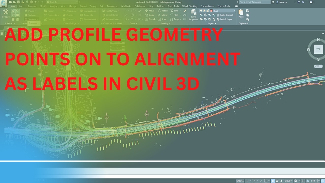 Pasta Geometry Alignment How to Show Profile Geometry Points on Alignment in Civil 3D - YouTube