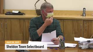 Sheldon Town Selectboard | 04/26/2021