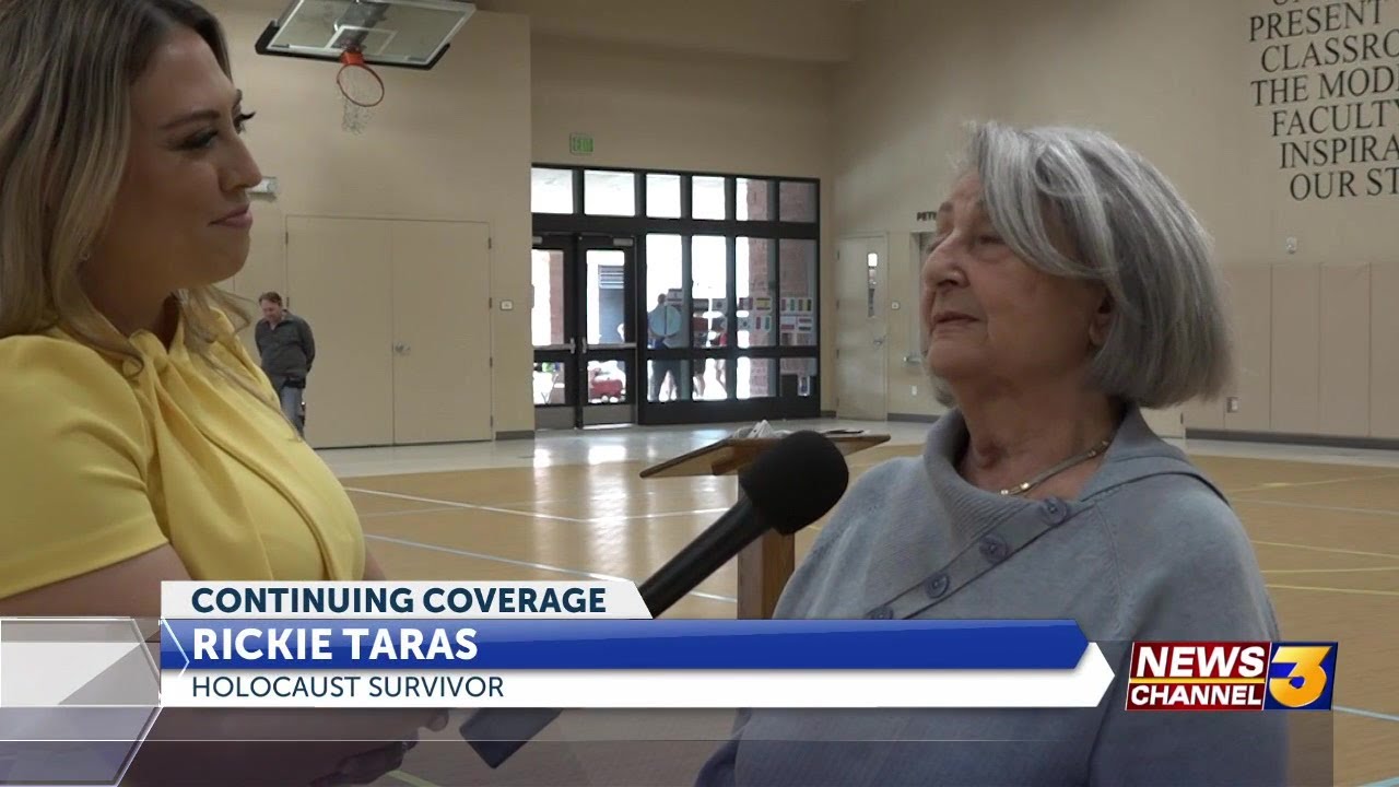 Local holocaust survivor shares her life story with students, weighs in ...