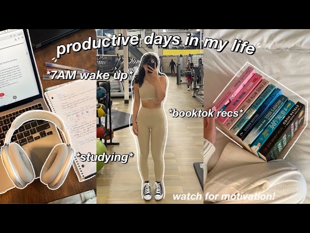 STUDY VLOG, VERY productive days in my life