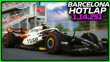 Barcelona Hotlap 1:14.251 | MCL60 (Formula Hybrid 2023 V2 CSP)