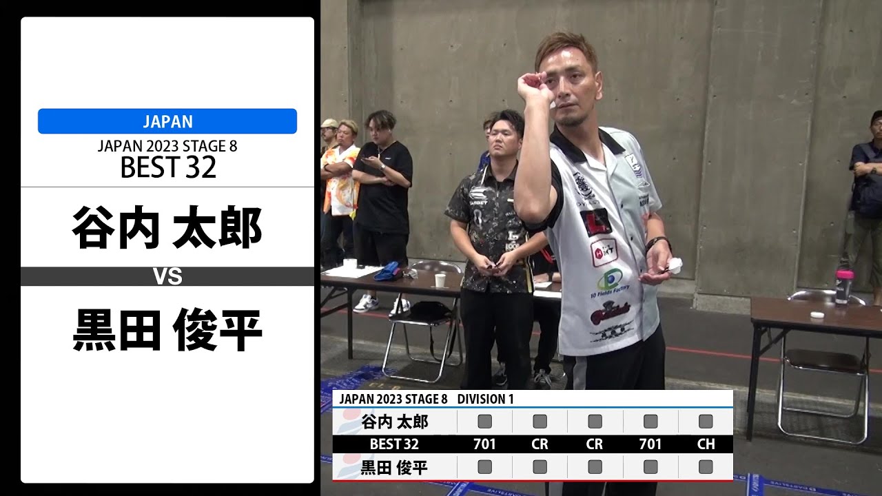 谷内 太郎 VS 黒田 俊平】JAPAN 2023 STAGE8 愛知 BEST32 - YouTube