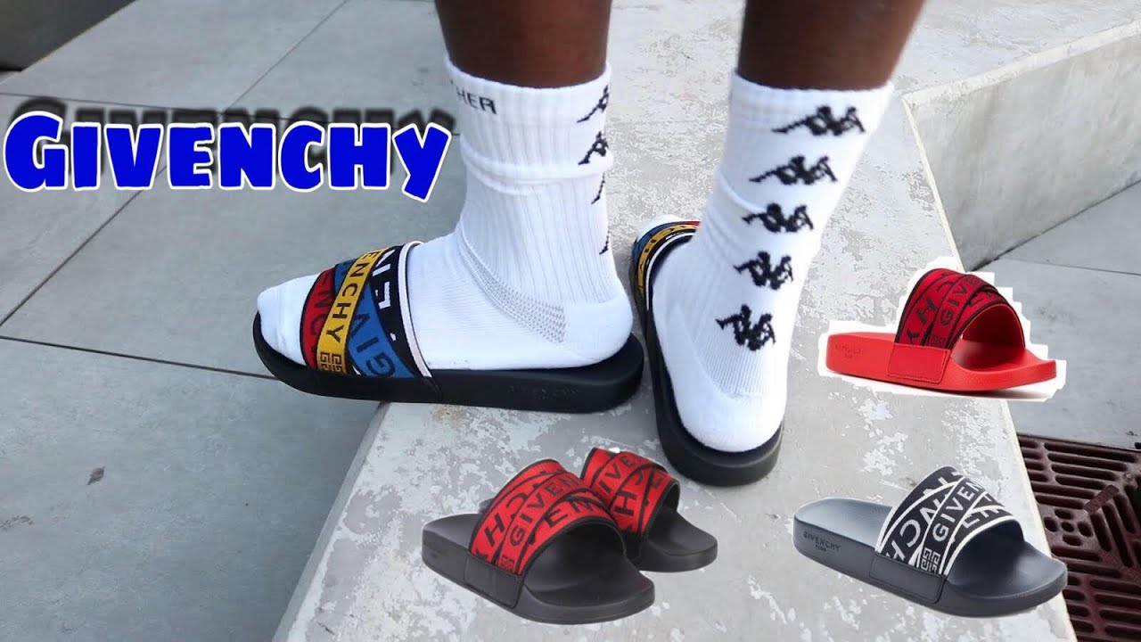 givenchy multicolor slides