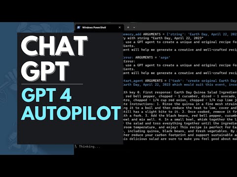 AutoGPT - Autonomous AI With GPT4 in Autopilot