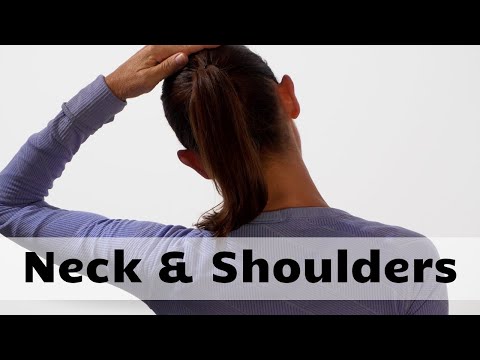 Physio Neck and Shoulder Stretches GUIDED ROUTINE (15 Mins)