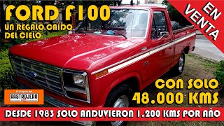 FORD F100 MODELO 1983 EN VENTA, CON SOLO 48 000 KMS, Sergio Camaño te cuenta como anda