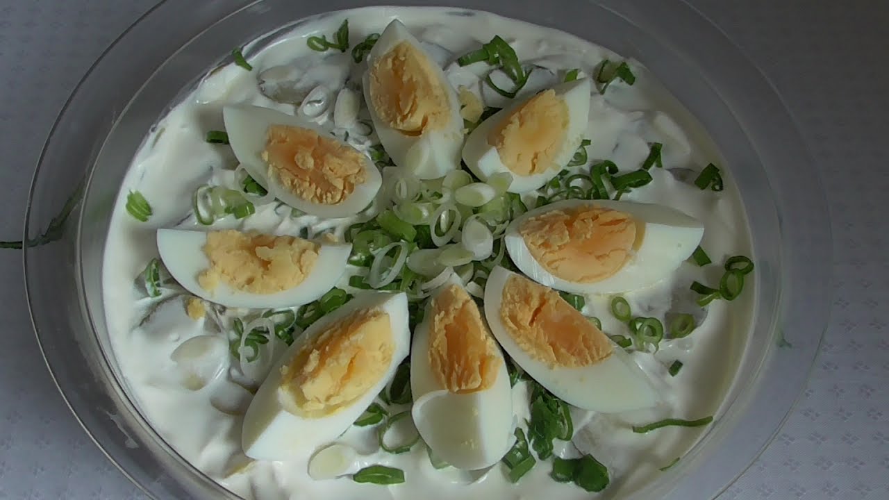 Картофельный салат.
