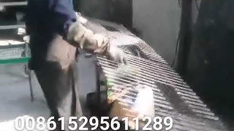 steel dog cage dog kennel metal wire mesh edge trimming cutting machine