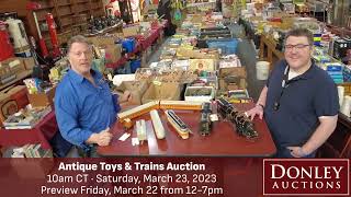 Celebrity 2024-03-23 Antique Toys & Trains Auction - Preview tomorrow, 3/22! Profile