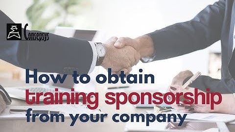 Document Control Tip of the month: Obtaining training sponsorship from your company