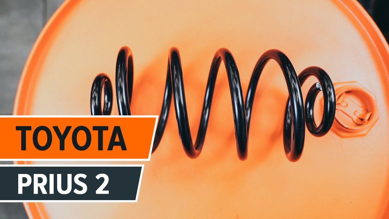 Come cambiare le molla anteriore dell'autotelaio TOYOTA PRIUS 2 Tutorial | Autodoc