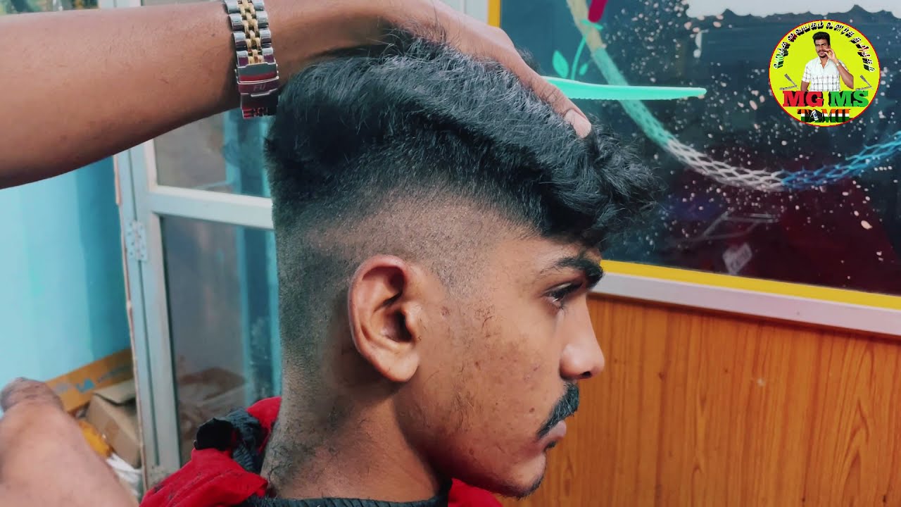 box hairstyle mens zero point short MGMS TAMIL - YouTube
