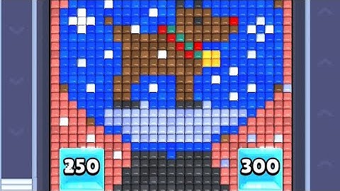 Pixel Flow Level 385. Walkthrough Gameplay 