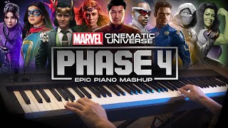 Marvel Cinematic Universe PHASE 4 Themes OST Epic Piano Mashup/Medley (Piano Cover)+SHEETS