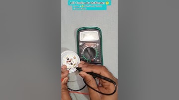 LED testing by Multimeter . #shorts