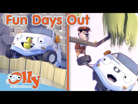 @OllyTheLittleWhiteVanShow - Fun Days Out 🐘 🏴‍☠️ ⛳️ | Transport for Kids | Cars for Kids