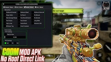 callofduty mobile modapk | no root,antiban, wall,aimbot,direct link + tutorial new letest version