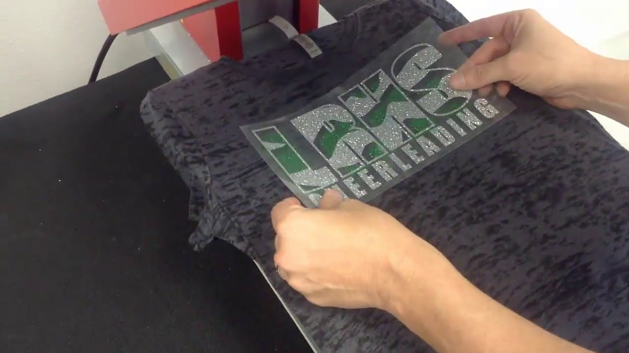 How To Make a Custom Glitter Cheer Shirt In Minutes YouTube