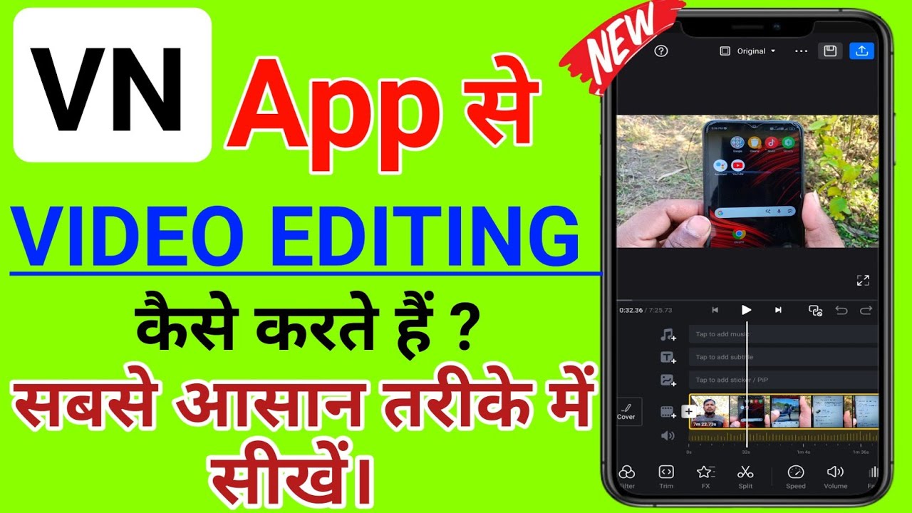 VN App se Video Editing Kaise Kare | VN Video Editor | VN app full tutorial in Hindi | VN app 