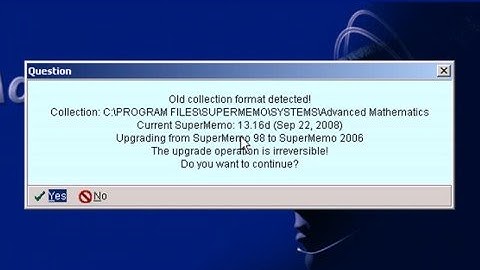 Installing SuperMemo Collections Downloaded from Super Memory Store