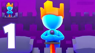 King or Fail - Castle Takeover Gameplay Walkthrough Part 1 - Tutorial War Defeat Enemy (Android,iOS) screenshot 4