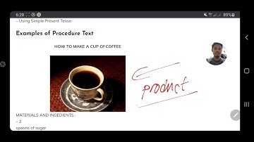 Procedure Text; Definition, Generic Structures, Purposes, and Language Features
