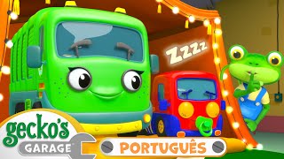 Festa de Pijama! | 1 HORA DO GECKO BRASIL! | Garagem do Gecko | Desenhos Animados em Português