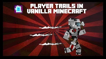 Minecraft | Player Trails in Vanilla Minecraft | Redstone Stuff [12] (Only one command block)