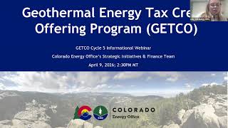 Full Cycle 5 Geothermal Energy Tax Credit Offering Webinar News
