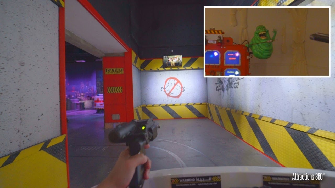 [4K] Ghostbusters Interactive Ride MotionGate Dubai Parks & Resorts