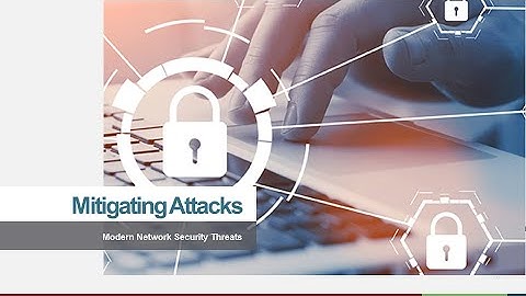02 12  Modern Network Security Threats  -  Mitigating Attacks