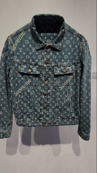 The jean jacket supreme x Louis Vuitton of Vald in the video the